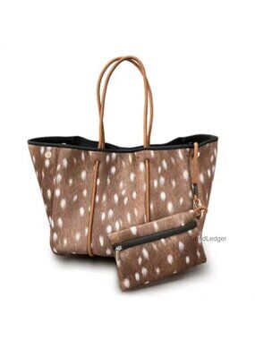 Neoprene Tote Handbag Water-Resistant Sand-Proof Beach Bag for Women